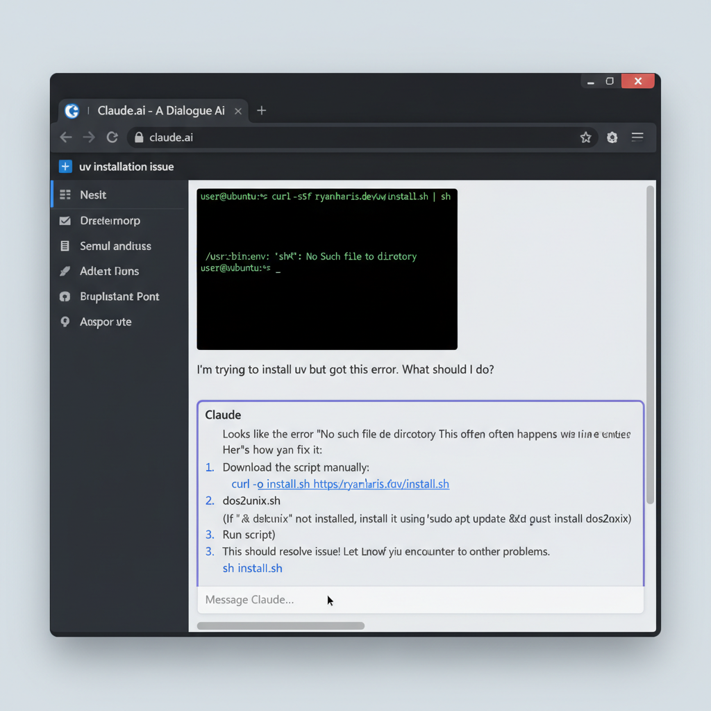 Prerequisites linux getting help screenshot
