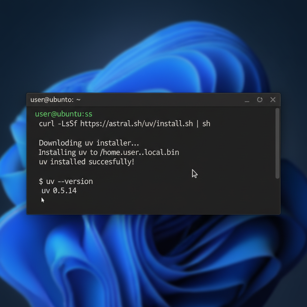Prerequisites linux uv screenshot