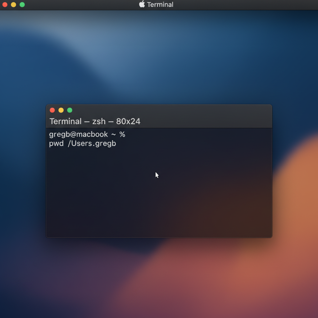 Prerequisites macos terminal screenshot